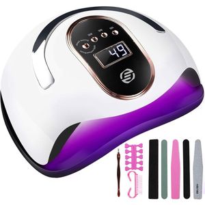 Equivera Nagellamp - Nagel lamp - Nagellamp LED - Nagellamp LED UV - Nagellamp voor Gel Nagellak - Nagel Lamp Bureau - Nageldroger - Nageldrogers - Nagel Droger - Nageldroger voor Gel Nagellak - Nageldroger LED