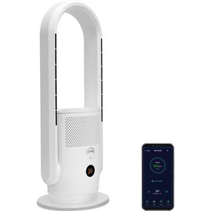 djive Flowmate ARC Heater - ventilatorkachel - luchtreiniger - ventilator - verwarming - voetventilator - modern - elektrisch - stil - Hepa 14 - luchtverfrisser - app - Smart Home