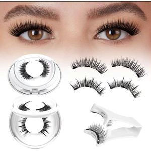 Magnetische Wimpers Set - Natuurlijke Look - 2 Paar - Waterdicht - Inclusief Applicator