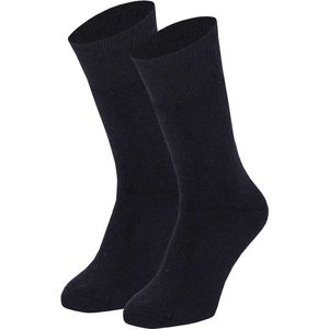 Angro wollen herensokken 70% wol - thermo sokken 2-Pack - marine - Maat 45-47
