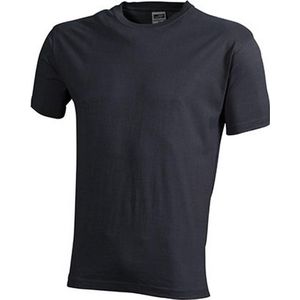 James and Nicholson - Heren Workwear T-Shirt (Donkergrijs)
