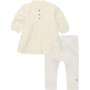 Noppies Kledingset (2delig) Jurk Sallisaw en Legging San Diego Oatmeal - Maat 86
