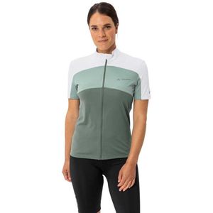 Vaude Bike Matera Full Zip Korte Mouw Wielertrui Groen 38 Vrouw