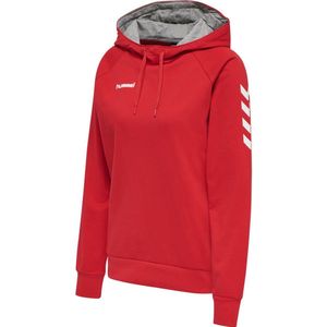 Hummel - hmlGO Cotton - Dames Sweatshirt - Capuchon - Grijs