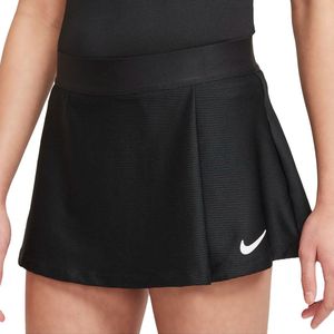 Nike Court Dri-FIT Sportrok - Meisjes - Zwart - Maat XL