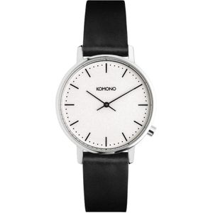 Komono Polshorloge Harlow Black White Dames - Wit Zwart ⌀ 36 mm