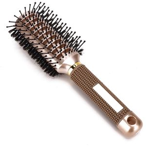 Ibenzoa® Dubbelzijdige antistatische haarborstelset met nylon borstelharen voor veelzijdige styling