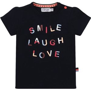 Dirkje T-shirt T-shirt Ss met Tekst Blauw