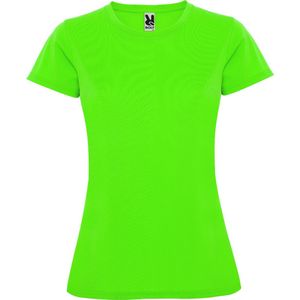 Limoen Groen dames sportshirt korte mouwen MonteCarlo merk Roly maat XL