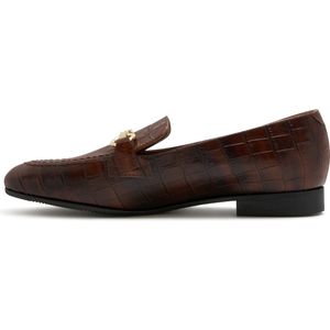 Isabel Bernard Vendôme Fleur - Dames - Loafers - Croco bruin - Maat 38