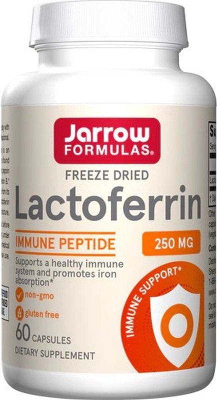 Lactoferrin 250mg 60 capsules - lactoferrine, bevordert de weerstand | Jarrow Formulas