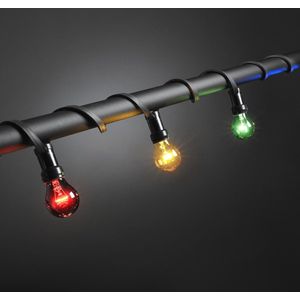 Konstsmide 2329 - Snoerverlichting - 20 lamps prikkabel shockproof - 950 cm - 230V - voor buiten - multi