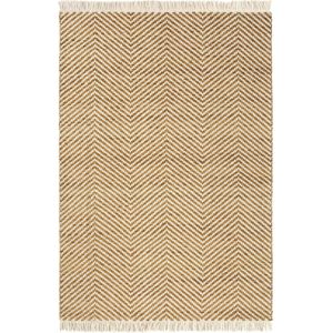 Brink en Campman - Atelier Twill 49206 Vloerkleed - 200x280  - Rechthoek - Laagpolig Tapijt - Modern - Beige, Oranje