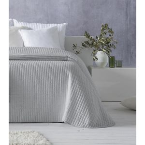Hosteline - AGNES - Sprei - Parelgrijs - Bed van 90 - 1 Onderdelen