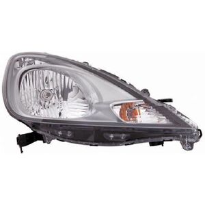 Honda Jazz, 2008 - 2015 - koplamp, H4, elektr verstelb, rechts, 2012 -