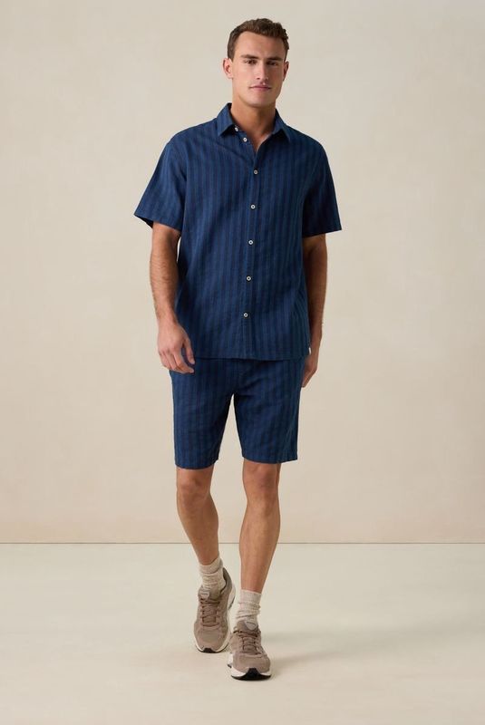 Sissy-Boy - Donkerblauw - Korte Broek - Gestreept