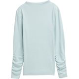 TOM TAILOR DENIM - Shirt - Turquoise - Lange Mouw - Normale Pasvorm