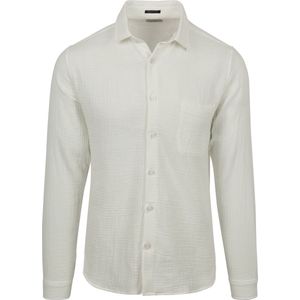 Dstrezzed - Overhemd Axton Wit - Heren - Maat L - Regular-fit