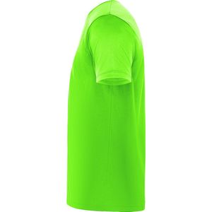 2 pack Fluor Groen unisex sportshirt Control Dry korte mouwen Daytona merk Roly maat S