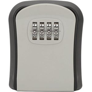 Content in - Cijferslotbox van Stevige Duurzame Stofdichte Waterdichte Sleutelopbergdoos voor Garage - Grijs .