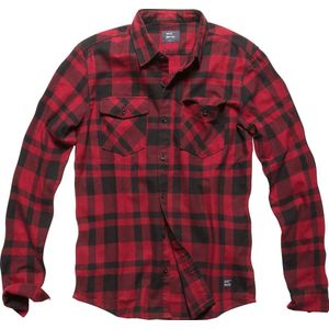 Vintage Industries Austin Shirt Red Check Heren Size : XXL