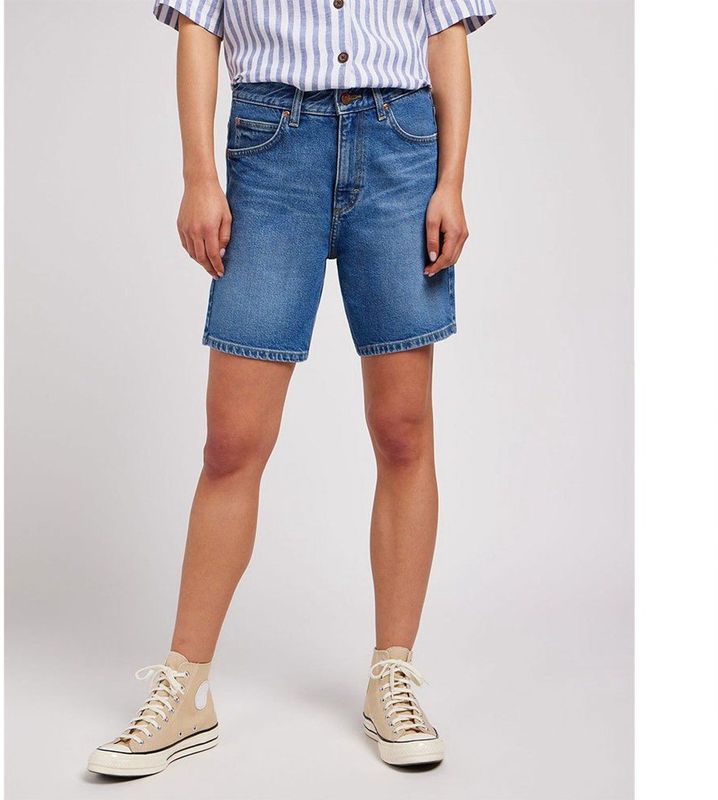 Lee - Rider Shorts - Korte Broek - Diepblauw - Katoenmix