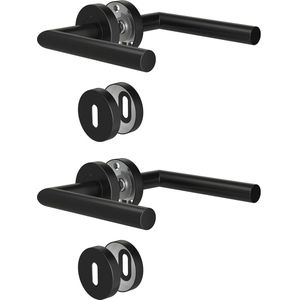 Deurkrukken van RVS - Duurzaam en Stijlvol - 2 paar