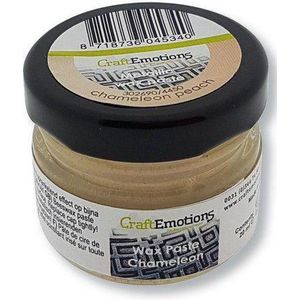 CraftEmotions Wax Paste chameleon - perzik 20 ml