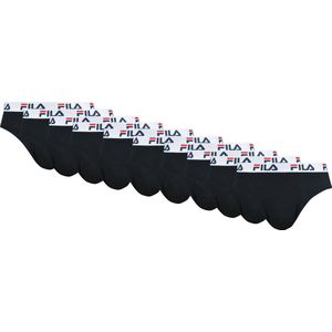 FILA - Heren Slips - 10 Pack - Maat S - Zwart