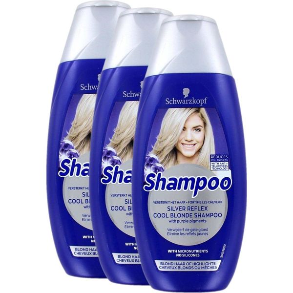 Schwarzkopf reflex zilvershampoo bestekoop voordeelverpakking 5x250ml -  Beste shampoo aanbieding | Lage prijs | beslist.nl