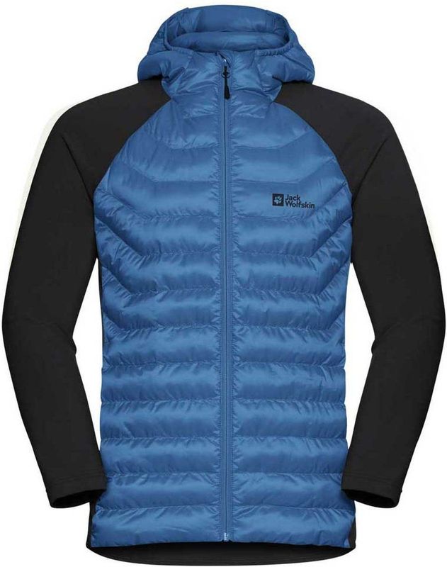 Jack Wolfskin - ROUTEBURN PRO HYBRID - Jas - Blauw - Man