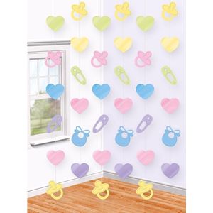 Amscan Hangdecoratie Babyshower Junior 210 Cm Multicolor