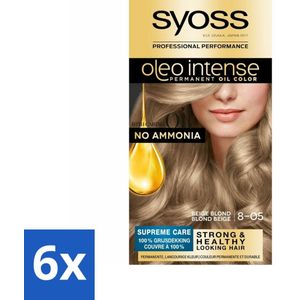 SYOSS - Oleo Intense 8-05 - Haarverf - Voordeelverpakking - 6 stuks