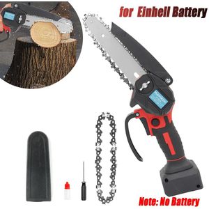 Mini Kettingzaag - Kettingzaag - Snoeizaag - Takkenzaag - Handzaag - Draadloze - 6 Inch - 450W - 3300RPM - 18V - Draagbaar en Veilig - voor Einhell Accu