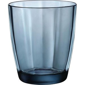 Bormioli Rocco Pulsar waterglas - 30 cl - Blauw - Set-6