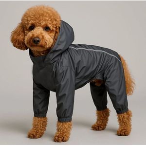 Reflecterende regenjas – Donkergrijze editie Regenjas/windjack met