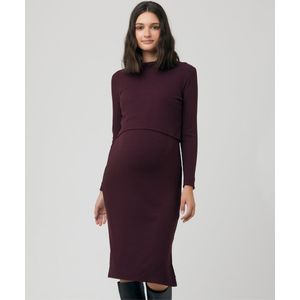 RIPE Jurk, gebreide voedingsjurk Ruby, maroon XS