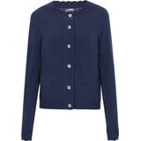 DreiMaster - Vintage - Vest - Gebreid - Ronde Hals - Lange Mouwen