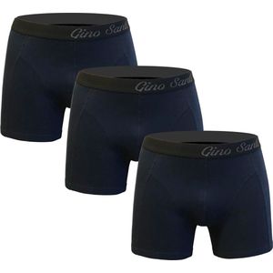 Gino Santi Boxershort 3 pack Navy Maat S