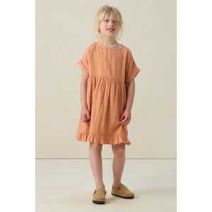 Sissy-Boy - A-lijn Jurk - Oranje - Met Borduursels