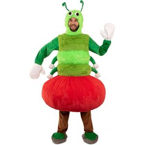 Super luxe verkleedpak Rups uit appel kostuum - OP = OP - Carnaval optocht festival thema feest party