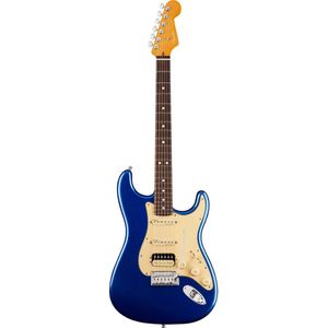Fender American Ultra Stratocaster HSS RW Cobra Blue - ST-Style elektrische gitaar