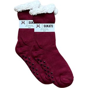BLACK FRIDAY - Sukats® Huissokken - Homesocks - Maat 36-41 - Dames Huissokken - Antislip Sokken - Fluffy Sokken - Slofsokken - Variant 152 - Meerdere Maten en Varianten - Verwarmde Sokken