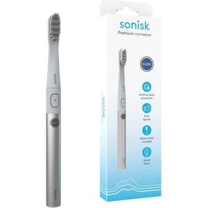 Elektrische Sonische Tandenborstel voor Volwassenen met Oplaadbare Batterij en 3 Reinigingsmodi
