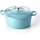 BK Bourgogne braadpan Ø 24 cm - blauw - gietijzer - inductie