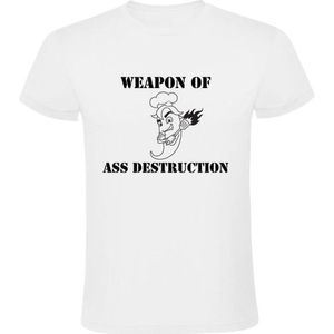 Weapon of ass destruction heren t-shirt | koken | kok | sambal | wit