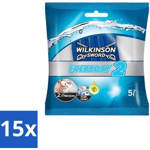 Wilkinson Sword - Wegwerpscheermesjes - 5 Scheermesje - Bulkverpakking - 15 stuks