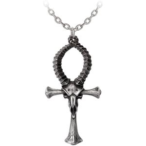 Alchemy - Ankh of Ammon Ketting - Zilverkleurig
