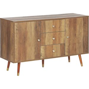Dressoir met 2 deuren ULIKA Donkerbruin
