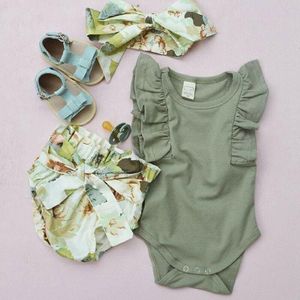 Zomer Setje Groen I 3-delig - maat 80